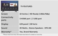 MI 4A Pro HD Ready LED Smart Android TV - 32 Inch (80 CM)